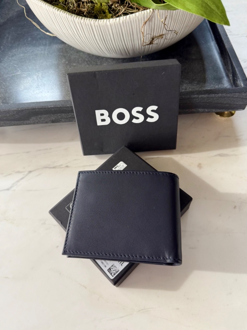 New Hugo Boss Laslo Leather Bifold Wallet - Picture 7 of 12